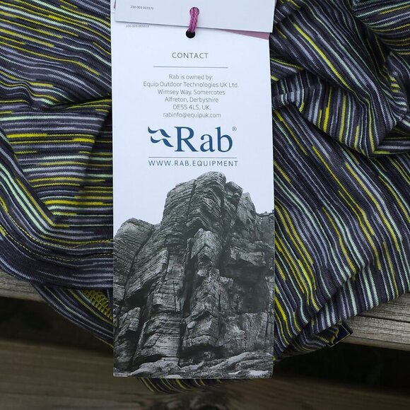 Rab Womens Maze Climbing Dress BNWT Size XS Sulpher Tank Top Dress Cross Back - Picture 4 of 11